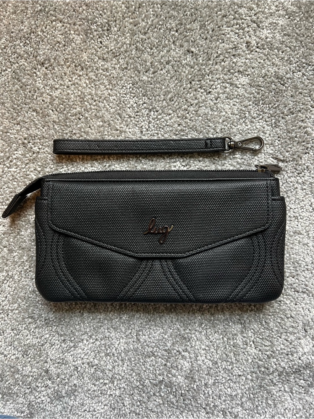 Lug Blitz black Matt luxe wristlet NWOT